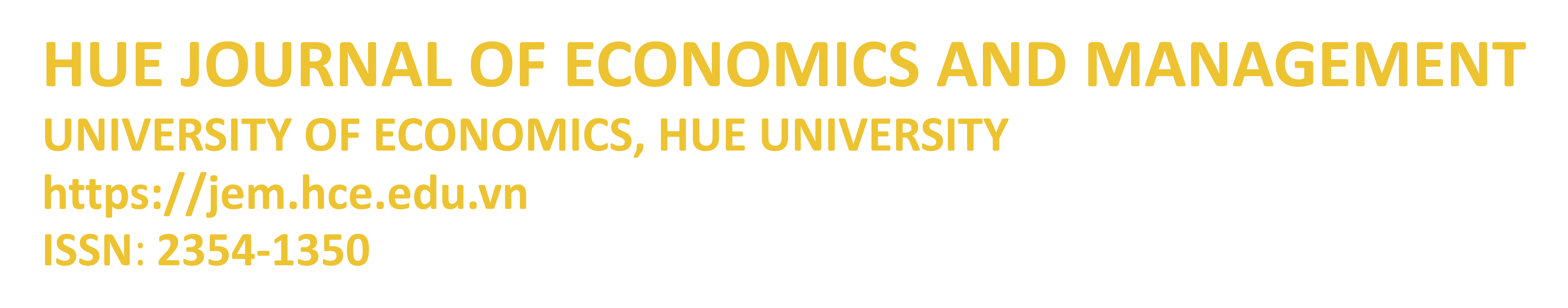 Logo The Journal of Economics &amp; Management Science